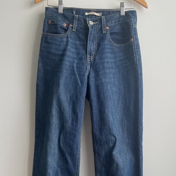 Levi's Low Pro Straight size 24 dark wash - Picture 1 of 7